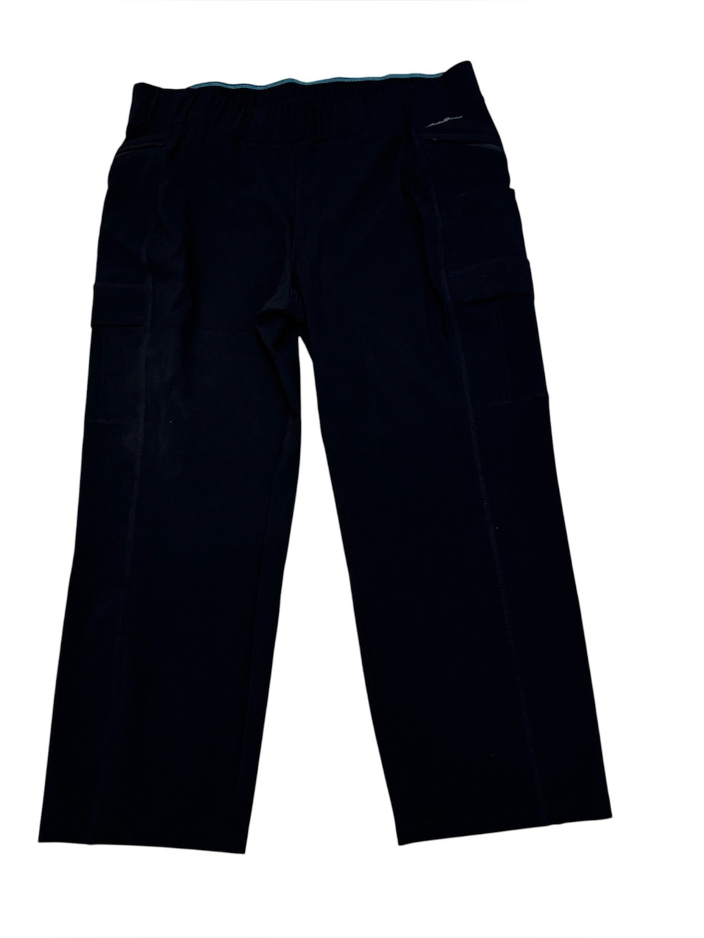 Eddie Bauer Women’s Black Incline Utility Capri Hiking Outdoor Pants Size 14